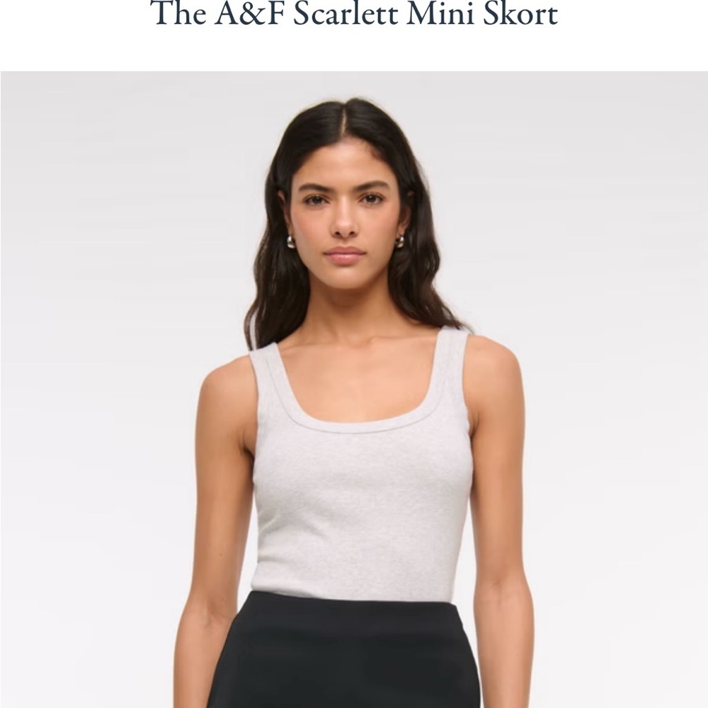Abercrombie & Fitch Black Skort